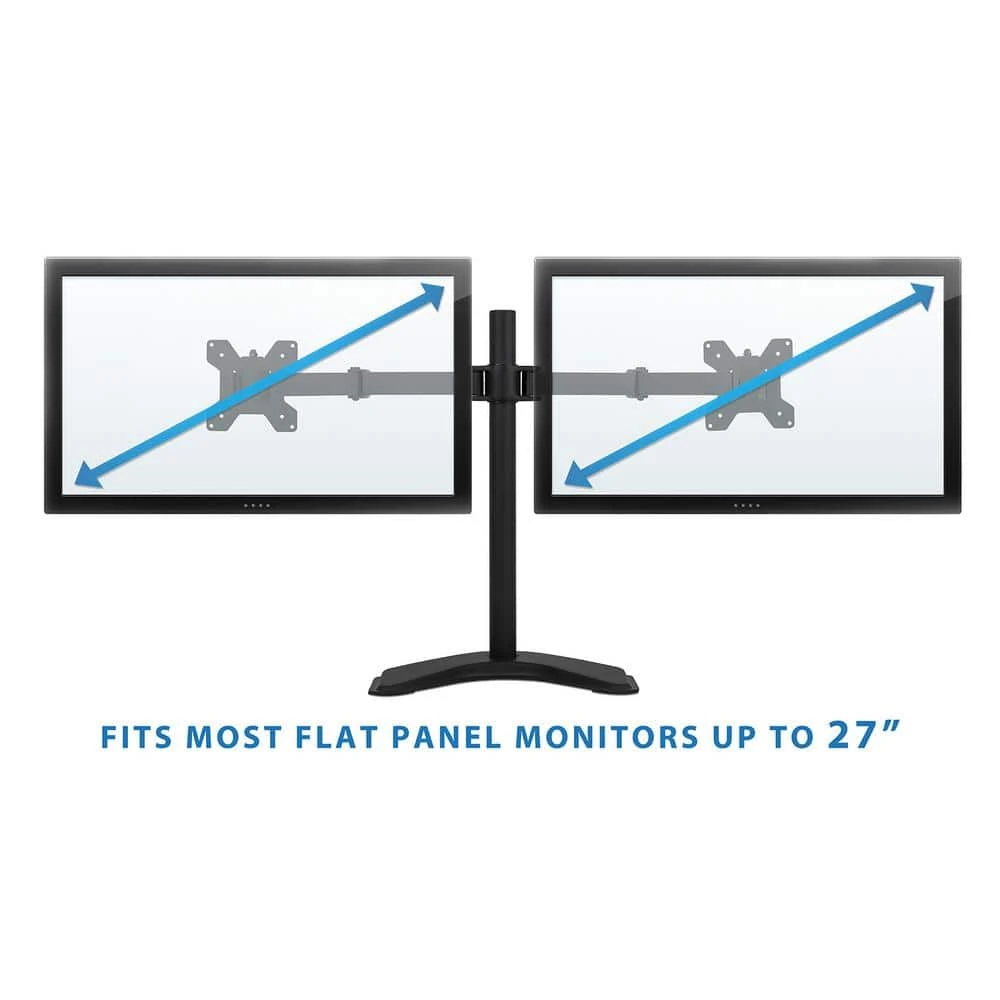 Dual Monitor Desk Stand for 13 in. to 32 in. Monitors by mount-it! 3 Dual Monitor Desk Stand for 13 in. to 32 in. Monitors by mount-it! - Image 3