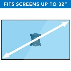 32 in. Triple Monitor Stand for Screens by mount-it! -Electro Gear Shop mount it computer laptop accessories mi 2789 c3 1000