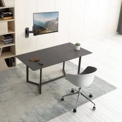 Height Adjustable Single Monitor Wall Mount Adapter Screens Up to 32 in. by mount-it! -Electro Gear Shop mount it computer laptop accessories mi 3753b 31 1000