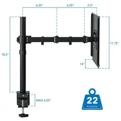 Height-Adjustable Laptop Notebook Desk Stand for 13 in. to 17 in. Screens by mount-it! -Electro Gear Shop mount it computer laptop accessories mi 4352lt fa 1000