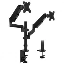 17 in. to 32 in. Dual Monitor Desk Mount for Screens by mount-it!