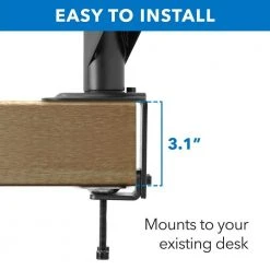 Dual Monitor Desk Adapter Mount by mount-it! -Electro Gear Shop mount it computer laptop accessories mi 5762 44 1000