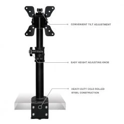 Height Adjustable Ultra-Wide Monitor Mount for Screens up to 30 in. by mount-it! 10 Height Adjustable Ultra-Wide Monitor Mount for Screens up to 30 in. by mount-it! -Electro Gear Shop mount it computer laptop accessories mi 706 1f 1000
