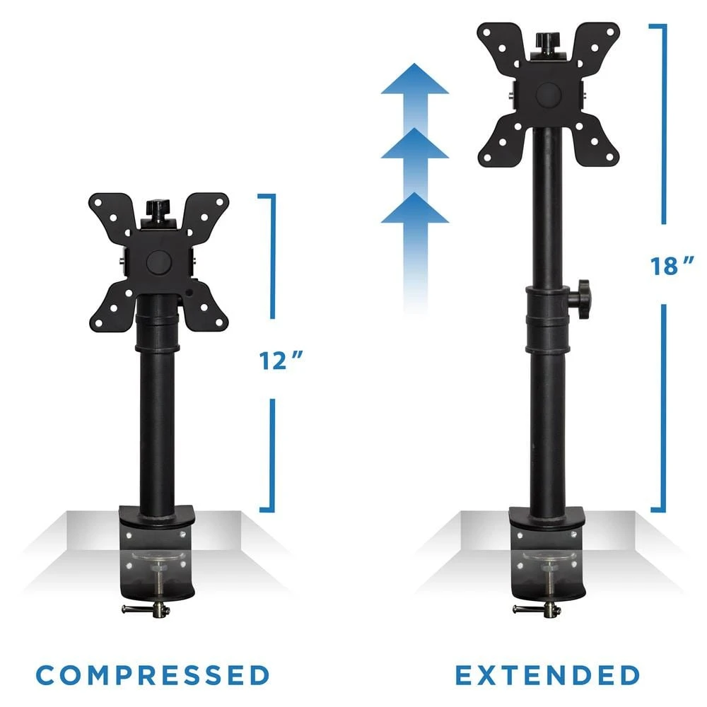 Height Adjustable Ultra-Wide Monitor Mount for Screens up to 30 in. by mount-it! 3 Height Adjustable Ultra-Wide Monitor Mount for Screens up to 30 in. by mount-it! - Image 3