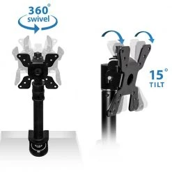 Height Adjustable Ultra-Wide Monitor Mount for Screens up to 30 in. by mount-it! 12 Height Adjustable Ultra-Wide Monitor Mount for Screens up to 30 in. by mount-it! -Electro Gear Shop mount it computer laptop accessories mi 706 fa 1000