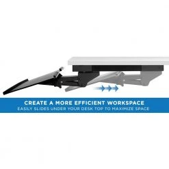 Under Desk Computer Keyboard and Mouse Tray by mount-it! -Electro Gear Shop mount it computer laptop accessories mi 7135 fa 1000