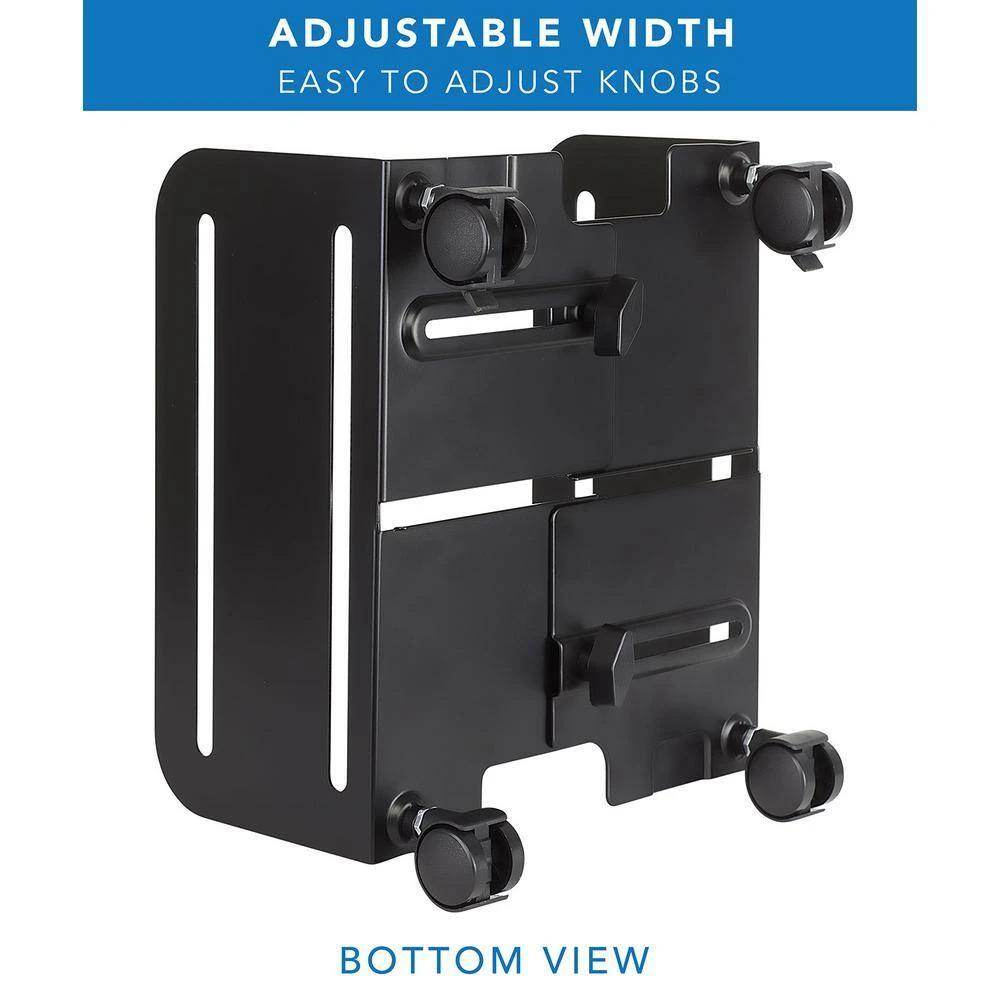 Rolling CPU Stand Adapter Width by mount-it! 3 Rolling CPU Stand Adapter Width by mount-it! - Image 3