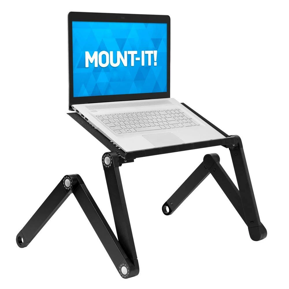 Height Adjustable Laptop Tray with Adapter by mount-it! 2 Height Adjustable Laptop Tray with Adapter by mount-it! - Image 2