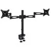 Full Motion Dual Computer Monitor Desk Mount for Screens up to 27 in. by mount-it!