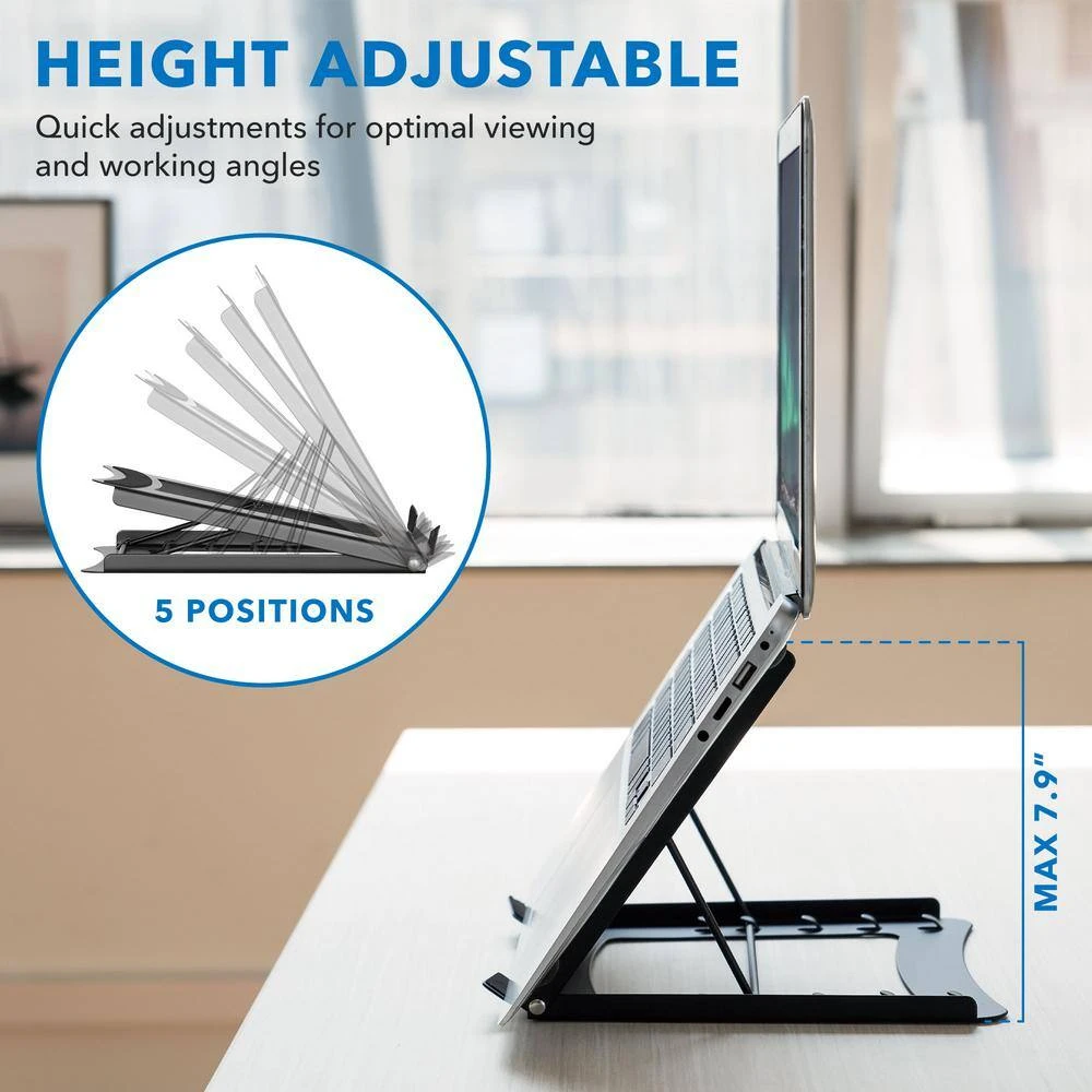 Portable Folding Laptop Stand Notebook Adapter by mount-it! 5 Portable Folding Laptop Stand Notebook Adapter by mount-it! - Image 5