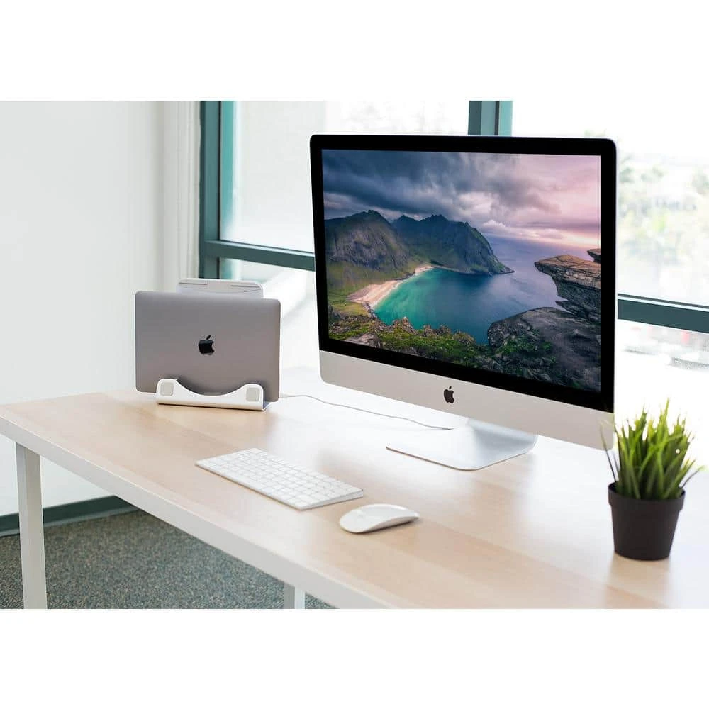 Vertical Laptop Stand and Holder Adapter Holder by mount-it! 2 Vertical Laptop Stand and Holder Adapter Holder by mount-it! - Image 2