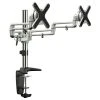 27 in. Full Motion Dual Monitor Desk Mount for Screens by mount-it!