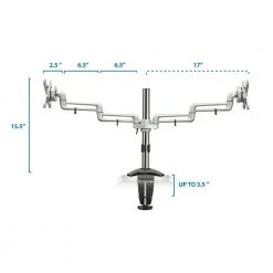 27 in. Full Motion Dual Monitor Desk Mount for Screens by mount-it! -Electro Gear Shop mount it computer laptop accessories mi 732 76 1000