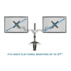 27 in. Full Motion Dual Monitor Desk Mount for Screens by mount-it! -Electro Gear Shop mount it computer laptop accessories mi 732 c3 1000