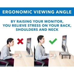 Adjustable Desktop Riser in Adapter Stand by mount-it! 11 Adjustable Desktop Riser in Adapter Stand by mount-it! -Electro Gear Shop mount it computer laptop accessories mi 7363 1f 1000