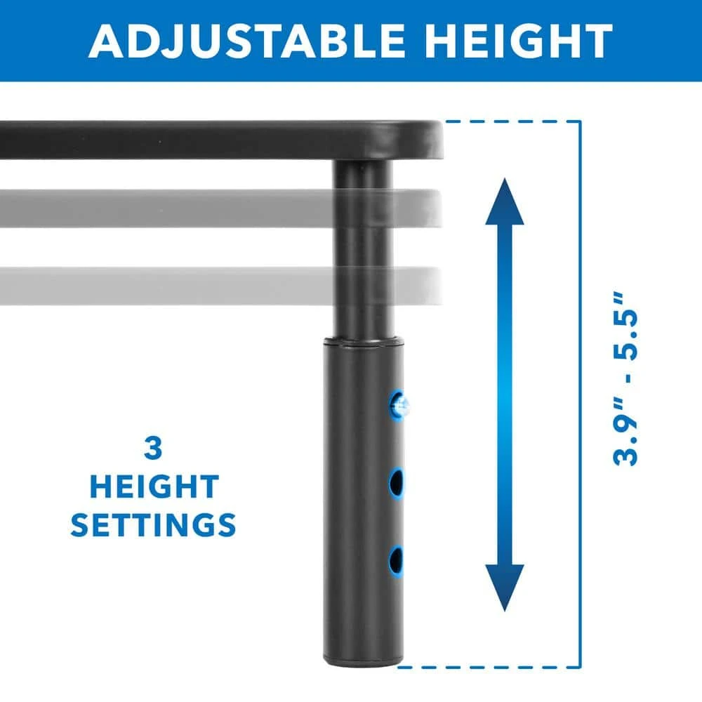 Adjustable Desktop Riser in Adapter Stand by mount-it! 2 Adjustable Desktop Riser in Adapter Stand by mount-it! - Image 2