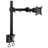 Single Arm Full Motion Computer Monitor Desk Mount for 13 in. to 27 in. Screen Size by mount-it!