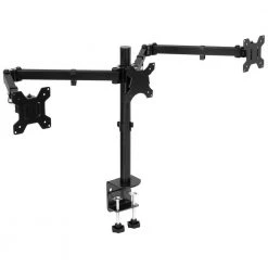 Full Motion Triple Monitor Desk Mount for 24 in. to 32 in. Monitors by mount-it!