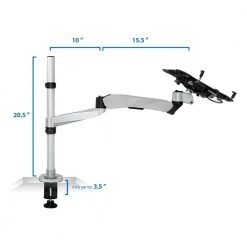 Laptop Desk Mount with USB Powered Cooling Fan Adapter by mount-it! -Electro Gear Shop mount it computer laptop accessories mi 75806 76 1000