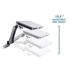 Full Motion Laptop Mount with Laptop Adapter Tray by mount-it! -Electro Gear Shop mount it computer laptop accessories mi 75906 4f 1000