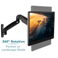 Single Monitor Wall Mount Arm for 13 in. to 32 in. Screens by mount-it! -Electro Gear Shop mount it computer laptop accessories mi 765 44 1000