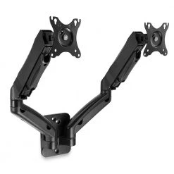 Dual Arm Monitor Wall Mount for Monitors up to 27 in. by mount-it!