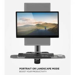 Wall Mounted Sit-Stand Single Monitor Workstation by mount-it! -Electro Gear Shop mount it computer laptop accessories mi 7905 4f 1000