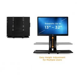 Monitor and Keyboard Wall Mount with CPU Holder for 13 in. to 32 in. Screens by mount-it! 11 Monitor and Keyboard Wall Mount with CPU Holder for 13 in. to 32 in. Screens by mount-it! -Electro Gear Shop mount it computer laptop accessories mi 7919 4f 1000