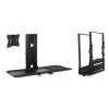 Monitor and Keyboard Wall Mount with CPU Holder for 13 in. to 32 in. Screens by mount-it!
