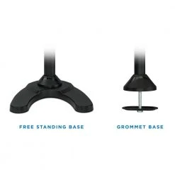 Full Motion Dual Computer Monitor Desk Stand for Screens up to 27 in. by mount-it! -Electro Gear Shop mount it computer laptop accessories mi 792 4f 1000