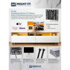 Mount-It Streaming Device TV Mount by mount-it! -Electro Gear Shop mount it electronics cleaning care mi 355 4f 1000