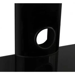 Dual Tempered Glass Wall Mount Shelf System by mount-it! -Electro Gear Shop mount it electronics cleaning care mi 802 1f 1000