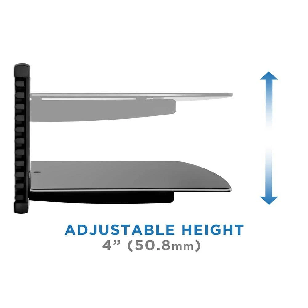 Floating Single Stud Wall Shelf A/V Components by mount-it! 3 Floating Single Stud Wall Shelf A/V Components by mount-it! - Image 3
