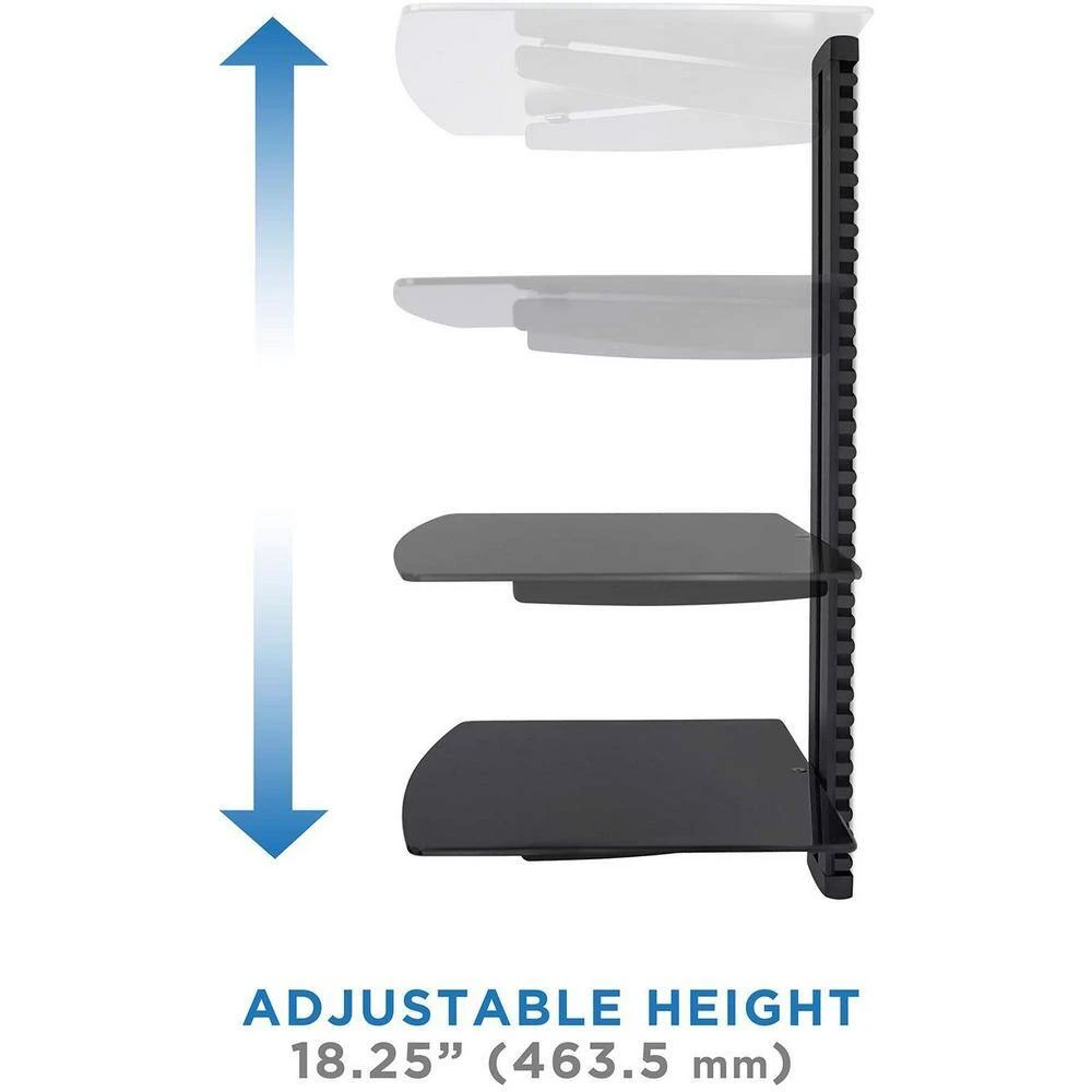 Floating Wall Mounted Shelf Stand by mount-it! 3 Floating Wall Mounted Shelf Stand by mount-it! - Image 3