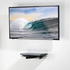 A/V Component Wall Mounted Glass Shelf by mount-it! 13 A/V Component Wall Mounted Glass Shelf by mount-it! -Electro Gear Shop mount it electronics cleaning care mi 895 76 1000