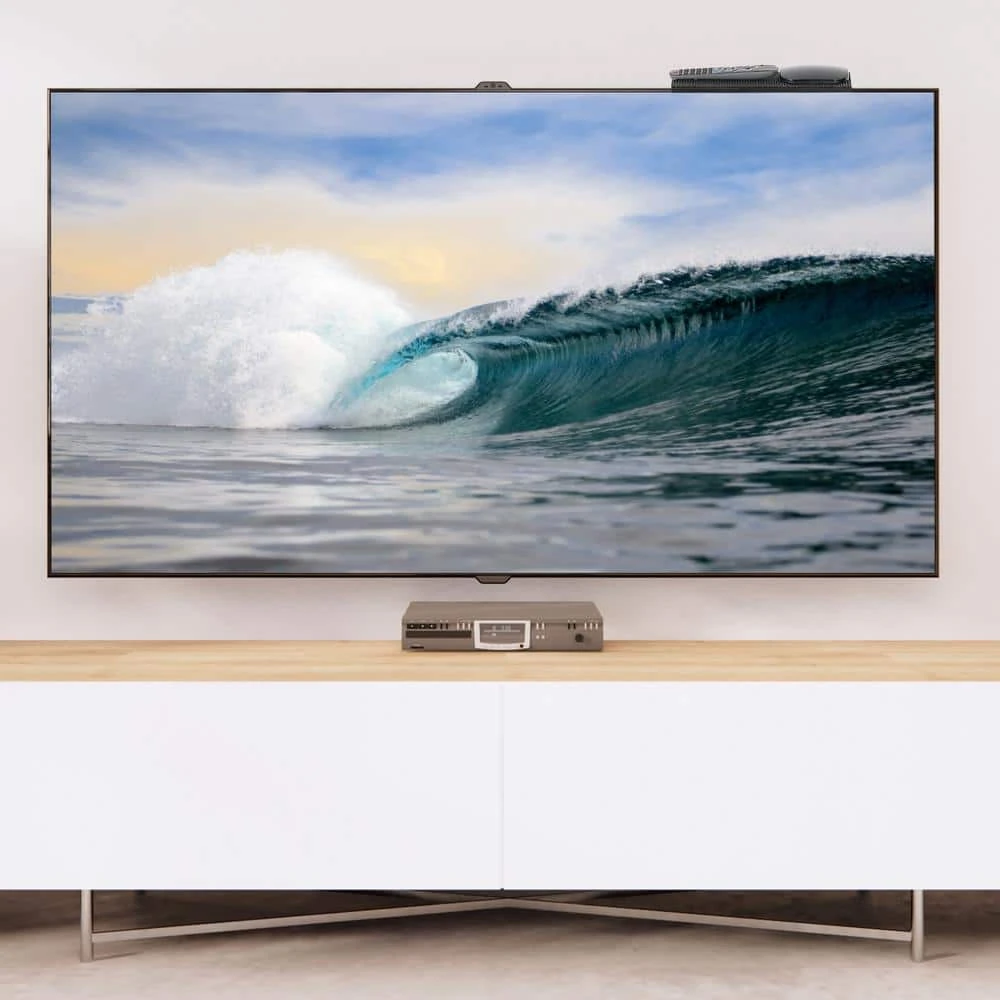 11.8 in. TV Top Shelf for AV Components by mount-it! 3 11.8 in. TV Top Shelf for AV Components by mount-it! - Image 3