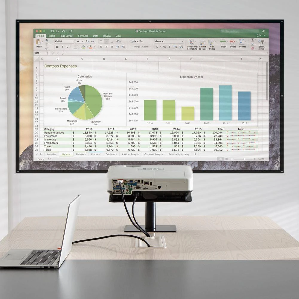 14 in. Table Top Projector Stand by mount-it! 7 14 in. Table Top Projector Stand by mount-it! - Image 7