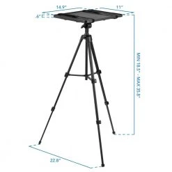 100 in. Projector Tripod Stand Maximum Screen Size by mount-it! -Electro Gear Shop mount it projector accessories mi 611 76 1000