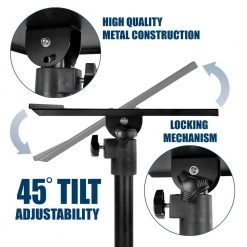 100 Screen Size in. Tripod Projector Stand by mount-it! -Electro Gear Shop mount it projector accessories mi 7977 4f 1000
