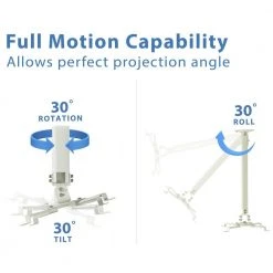 Universal Projector Ceiling Mount by mount-it! 11 Universal Projector Ceiling Mount by mount-it! -Electro Gear Shop mount it projector mounts mi 606l 1f 1000