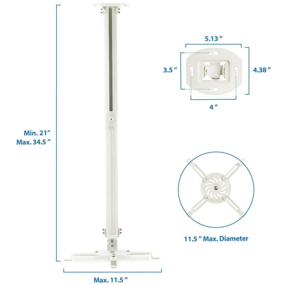 Universal Projector Ceiling Mount by mount-it! 7 Universal Projector Ceiling Mount by mount-it! - Image 7