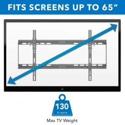 Low Profile TV Mount Tilt for 32 in. to 65 in. Screens by mount-it! -Electro Gear Shop mount it tv mounts mi 1121m 4f 1000