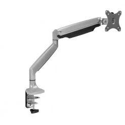 Single Monitor Mount with Gas Spring Arm for 13 in. to 32 in. Screens Silver by mount-it!