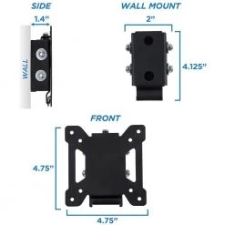 Tilting TV Wall Mount for 27 in. Screens by mount-it! -Electro Gear Shop mount it tv mounts mi 203t 76 1000