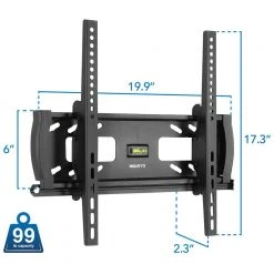 Locking Anti-Theft TV Wall Mount for Screens up to 55 in. by mount-it! -Electro Gear Shop mount it tv mounts mi 2244t 76 1000
