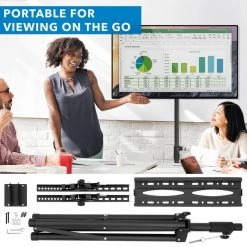 Mount-it. TV Tripod Stand for 43 and to 65 and Screens by mount-it! -Electro Gear Shop mount it tv mounts mi 2874 1f 1000