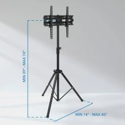 Mount-it. TV Tripod Stand for 43 and to 65 and Screens by mount-it! -Electro Gear Shop mount it tv mounts mi 2874 76 1000