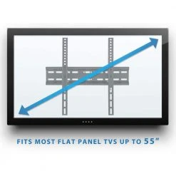 Low Profile TV Wall Mount for Flat Screens Tilt Bracket for 30 in. to 55 in. Screen Size by mount-it! -Electro Gear Shop mount it tv mounts mi 3030 1f 1000