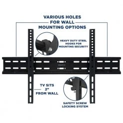 Low Profile Wall Mount for 43 in. to 70 in. TVs by mount-it! -Electro Gear Shop mount it tv mounts mi 3030xl 1f 1000