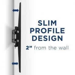 Low Profile Wall Mount for 43 in. to 70 in. TVs by mount-it! -Electro Gear Shop mount it tv mounts mi 3030xl 4f 1000